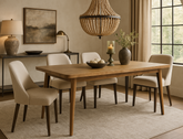 Roxanne Solid Wood Dining Table (160cm)